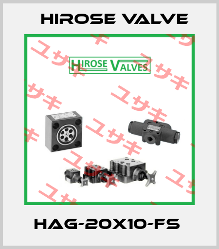 HAG-20X10-FS  Hirose Valve
