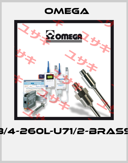 3/4-260L-U71/2-BRASS  Omega
