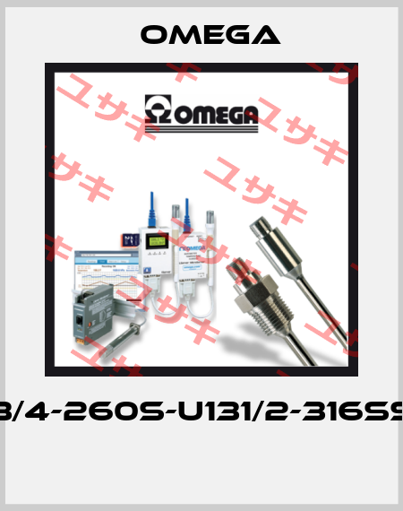 3/4-260S-U131/2-316SS  Omega