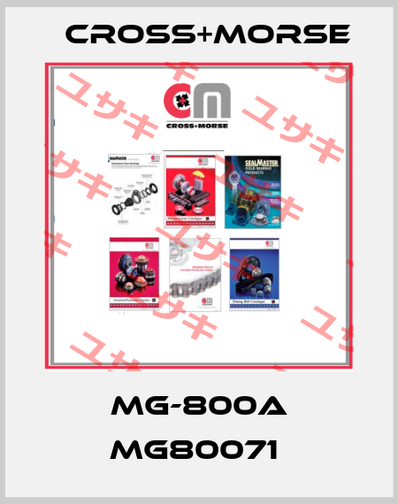 MG-800A MG80071  Cross+Morse