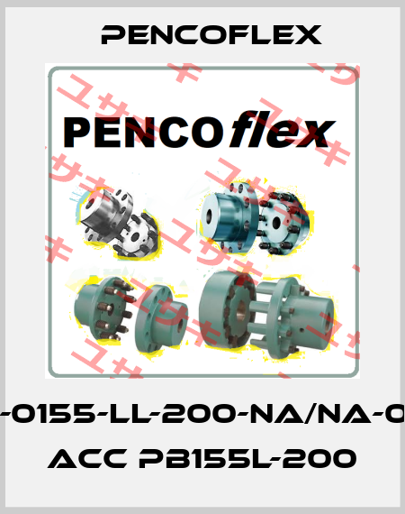 PB-0155-LL-200-NA/NA-001- ACC PB155L-200 PENCOflex