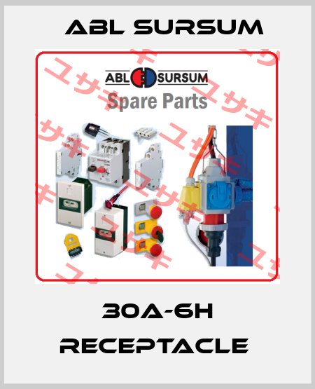 30A-6H receptacle  Abl Sursum