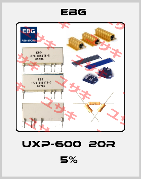 UXP-600  20R  5%  EBG
