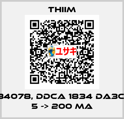 34078, DDCA 1834 DA3C, 5 -> 200 MA Thiim