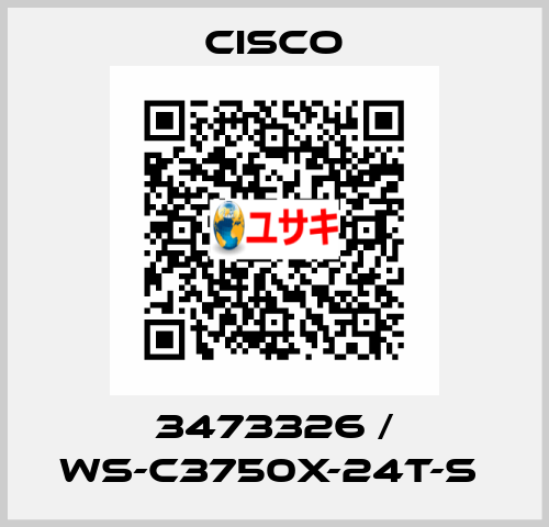 3473326 / WS-C3750X-24T-S  Cisco