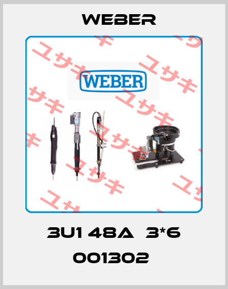 3U1 48A  3*6 001302  Weber