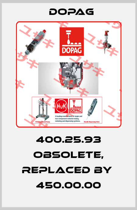 400.25.93 obsolete, replaced by  450.00.00 Dopag