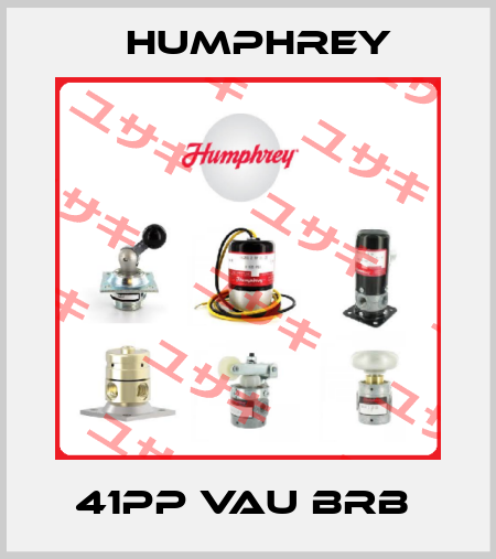 41PP VAU BRB  Humphrey