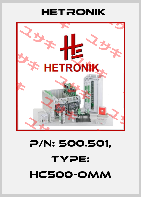 p/n: 500.501, Type: HC500-OMM HETRONIK