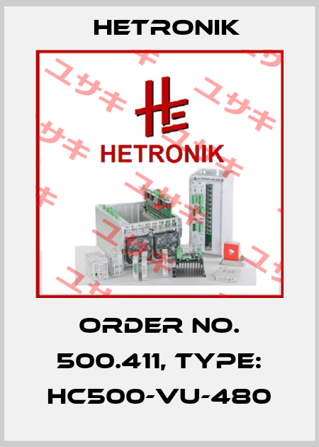 Order No. 500.411, Type: HC500-VU-480 HETRONIK