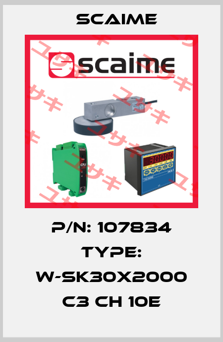 p/n: 107834 type: W-SK30X2000 C3 CH 10e Scaime