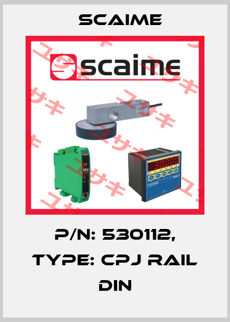 P/N: 530112, Type: CPJ RAIL DIN Scaime