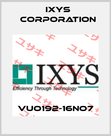 VUO192-16NO7 Ixys Corporation