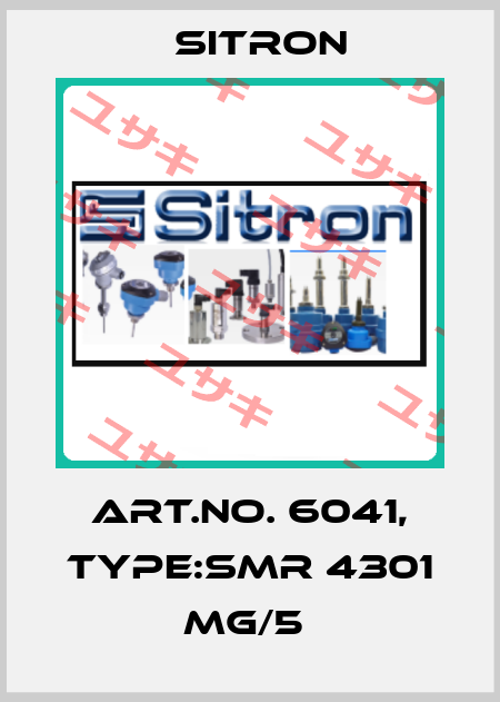 Art.No. 6041, Type:SMR 4301 MG/5  Sitron