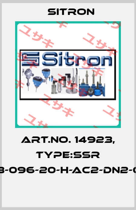 Art.No. 14923, Type:SSR 02-198-096-20-H-AC2-DN2-0.5-J12  Sitron