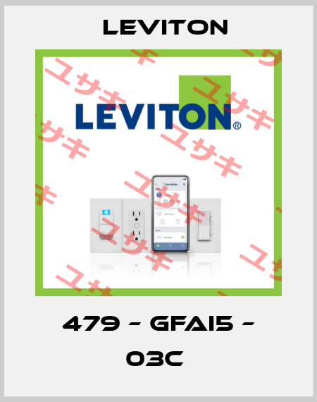 479 – GFAI5 – 03C  Leviton