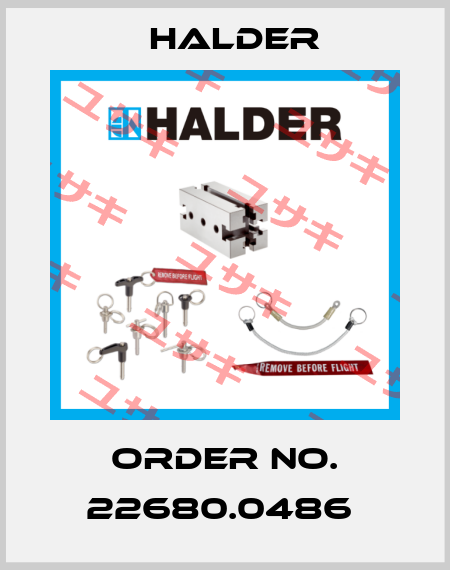 Order No. 22680.0486  Halder