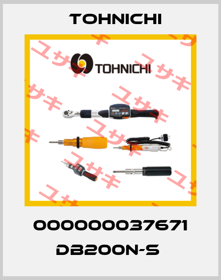 000000037671 DB200N-S  Tohnichi