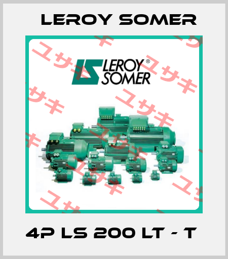 4P LS 200 LT - T  Leroy Somer