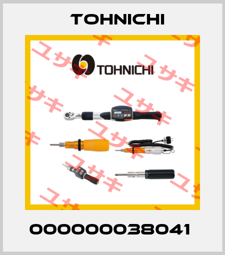 000000038041  Tohnichi