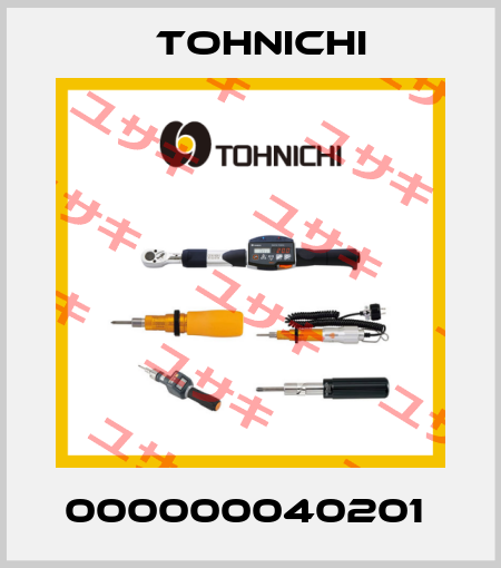 000000040201  Tohnichi