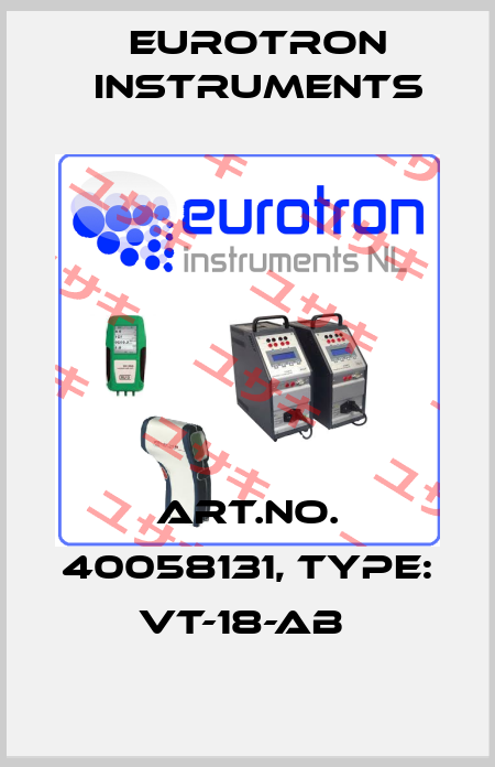 Art.No. 40058131, Type: VT-18-AB  Eurotron Instruments
