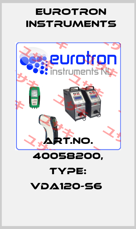 Art.No. 40058200, Type: VDA120-S6  Eurotron Instruments