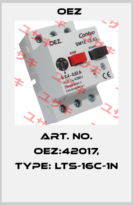 Art. No. OEZ:42017, Type: LTS-16C-1N  OEZ
