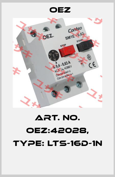 Art. No. OEZ:42028, Type: LTS-16D-1N  OEZ