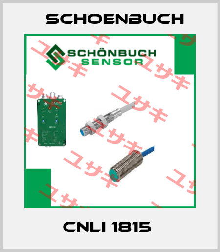 CNLI 1815  Schoenbuch