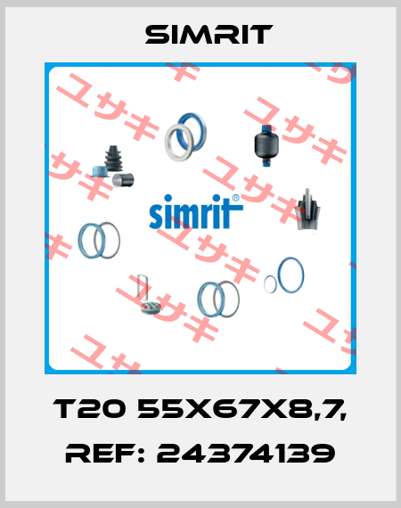 T20 55x67x8,7, Ref: 24374139 SIMRIT