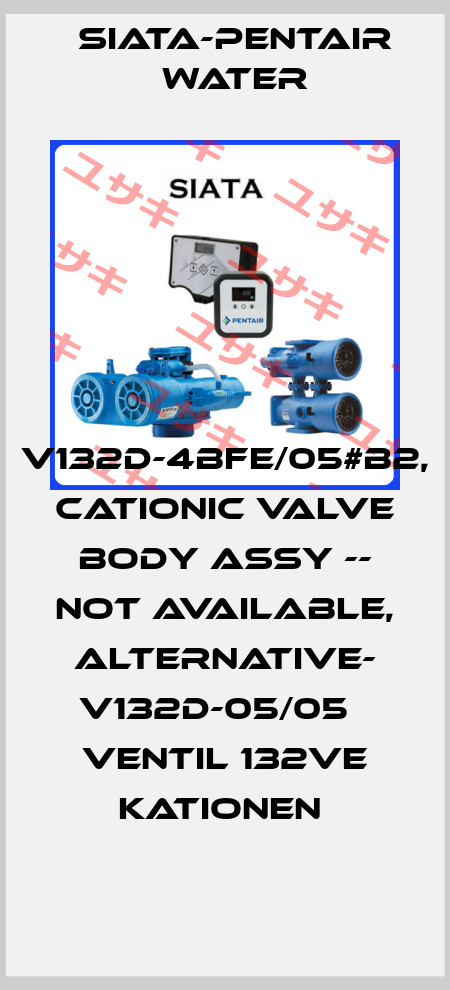 V132D-4BFE/05#B2, Cationic valve body assy -- not available, alternative- V132D-05/05   Ventil 132VE Kationen  SIATA-Pentair water
