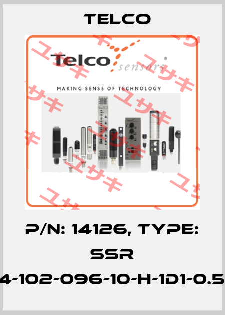 p/n: 14126, Type: SSR 01-4-102-096-10-H-1D1-0.5-J8 Telco