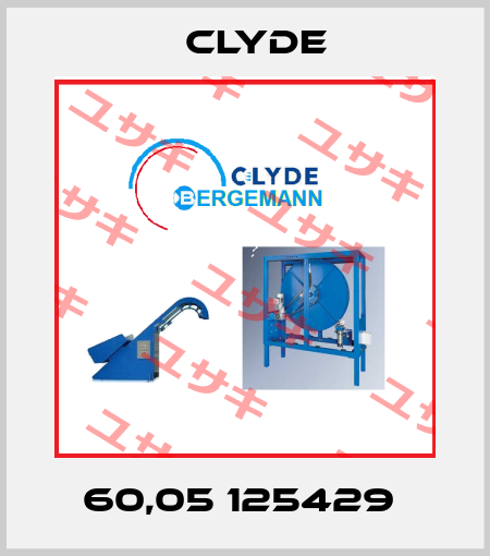 60,05 125429  Clyde Bergemann
