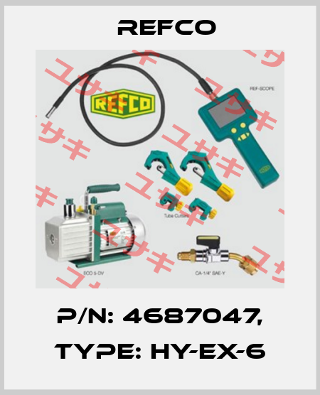 p/n: 4687047, Type: HY-EX-6 Refco
