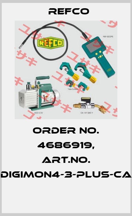 Order No. 4686919, Art.No. DIGIMON4-3-PLUS-CA  Refco