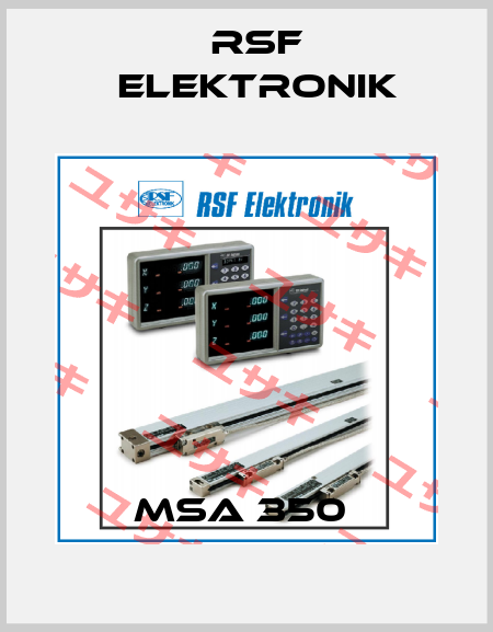 MSA 350  Rsf Elektronik