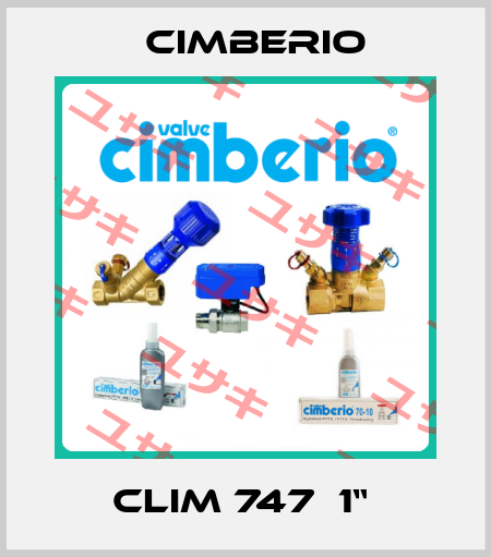 Clim 747  1“  Cimberio