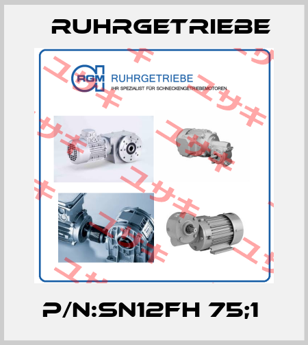 P/N:SN12FH 75;1  Ruhrgetriebe