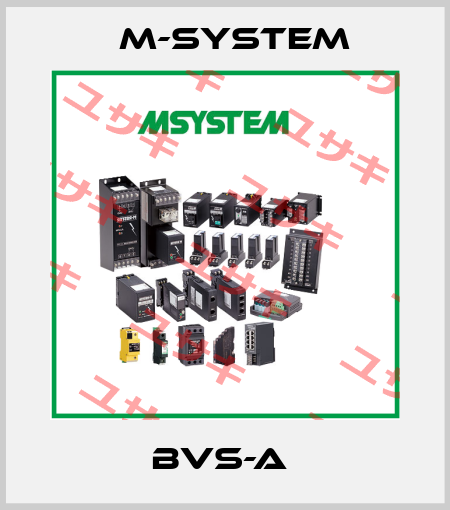 BVS-A  M-SYSTEM
