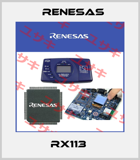 RX113  Renesas
