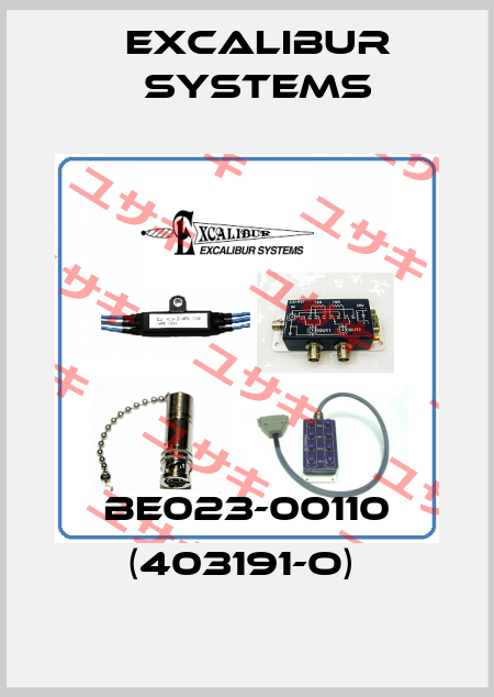 BE023-00110 (403191-O)  Excalibur Systems