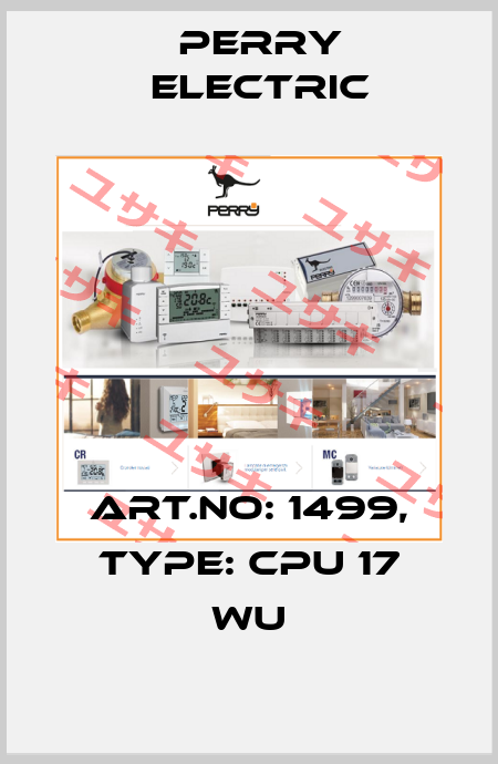 Art.No: 1499, Type: CPU 17 wu Perry Electric