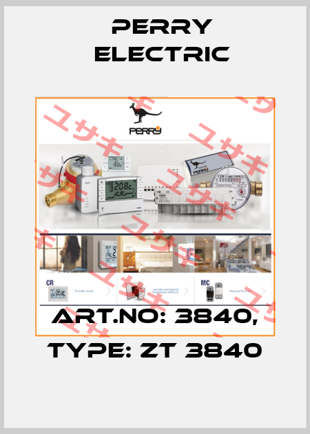 Art.No: 3840, Type: ZT 3840 Perry Electric