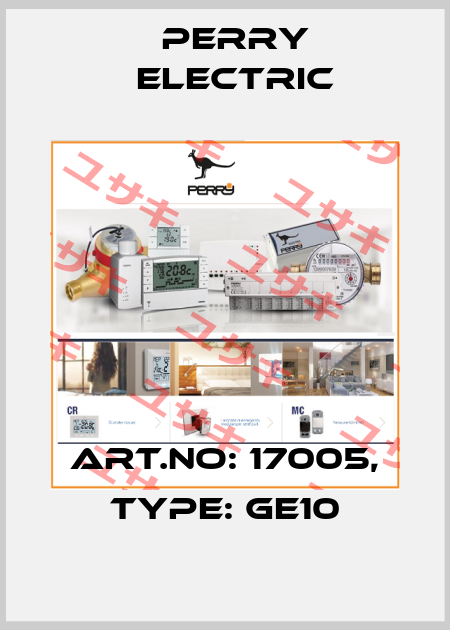 Art.No: 17005, Type: GE10 Perry Electric