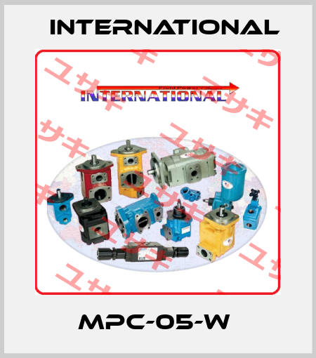 MPC-05-W  INTERNATIONAL