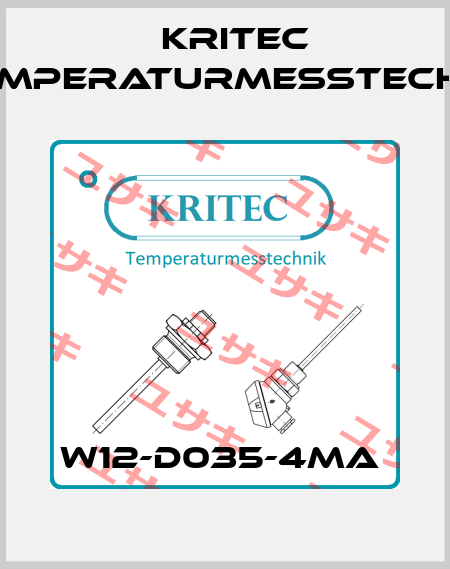 W12-D035-4Ma  Kritec Temperaturmesstechnik