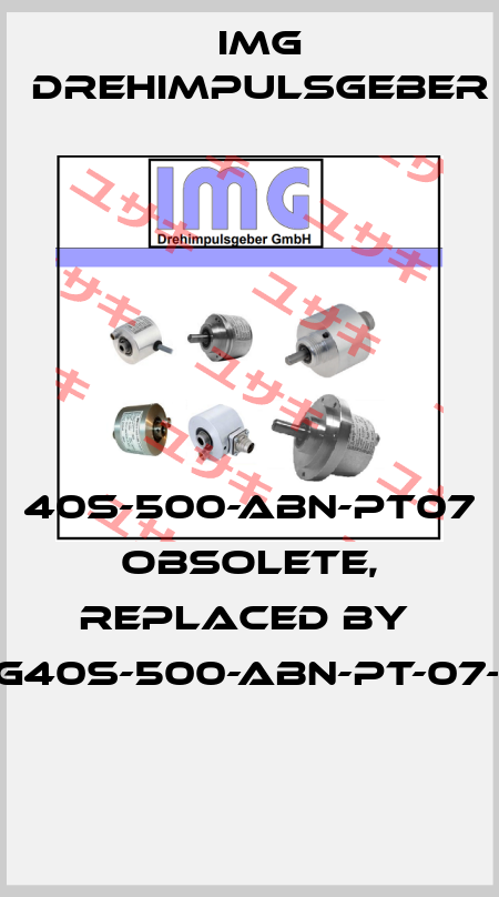 40S-500-ABN-PT07 obsolete, replaced by  IMG40S-500-ABN-PT-07-NT  IMG Drehimpulsgeber