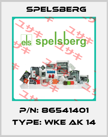 P/N: 86541401 Type: WKE AK 14 Spelsberg
