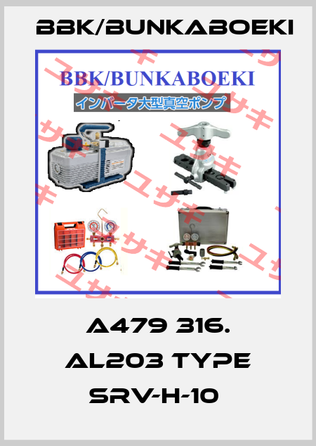 A479 316. AL203 TYPE SRV-H-10  BBK/bunkaboeki